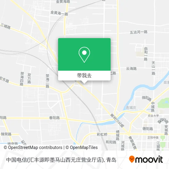 中国电信(汇丰源即墨马山西元庄营业厅店)地图