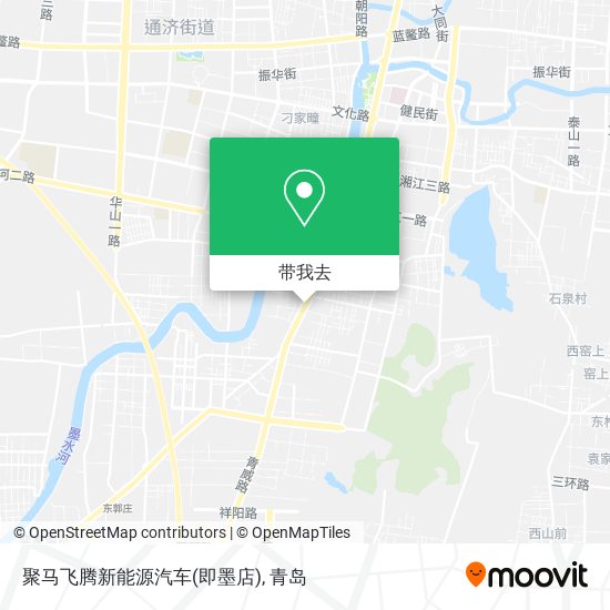 聚马飞腾新能源汽车(即墨店)地图