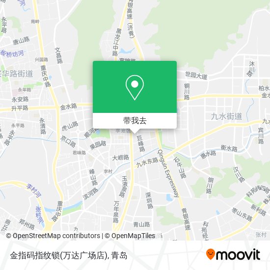金指码指纹锁(万达广场店)地图