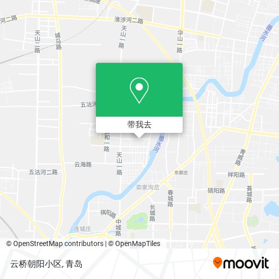 云桥朝阳小区地图