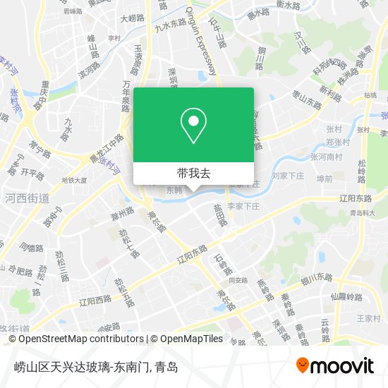 崂山区天兴达玻璃-东南门地图