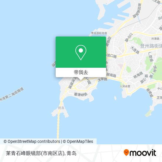 莱青石峰眼镜部(市南区店)地图