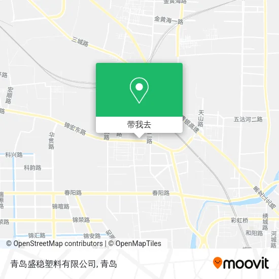 青岛盛稳塑料有限公司地图