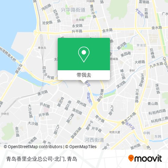 青岛香里企业总公司-北门地图
