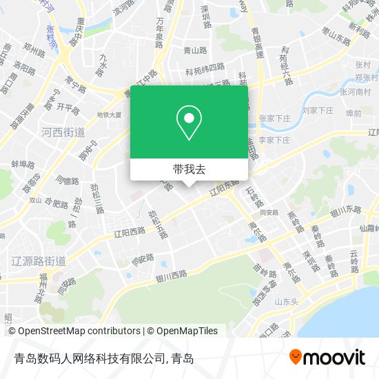 青岛数码人网络科技有限公司地图