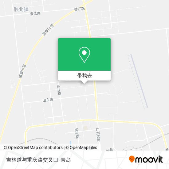 吉林道与重庆路交叉口地图
