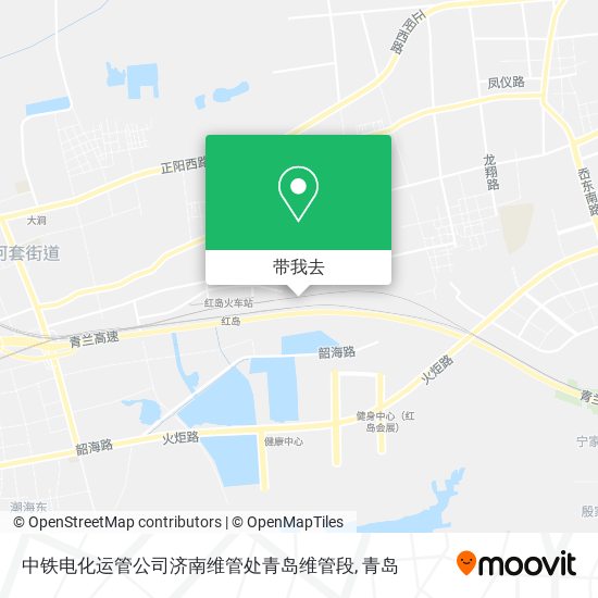 中铁电化运管公司济南维管处青岛维管段地图