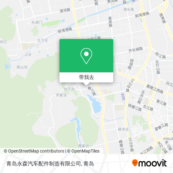 青岛永森汽车配件制造有限公司地图