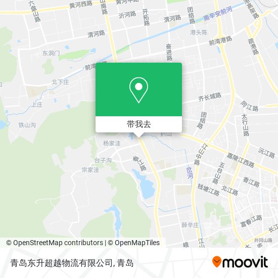 青岛东升超越物流有限公司地图