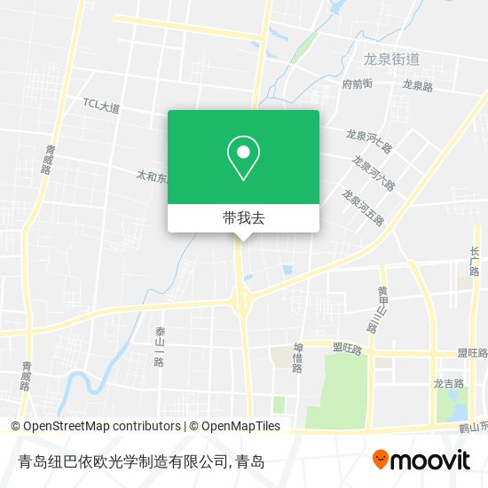 青岛纽巴依欧光学制造有限公司地图