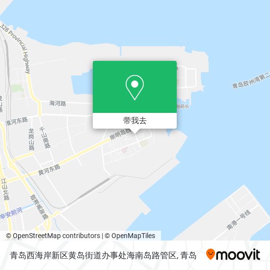 青岛西海岸新区黄岛街道办事处海南岛路管区地图