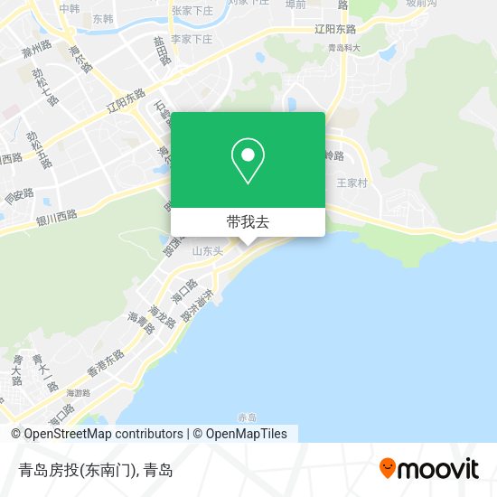 青岛房投(东南门)地图