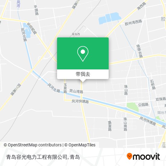 青岛容光电力工程有限公司地图