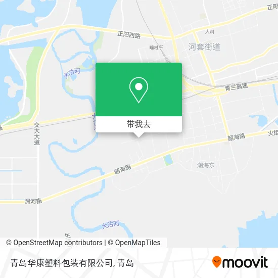 青岛华康塑料包装有限公司地图