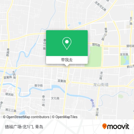 德福广场-北1门地图
