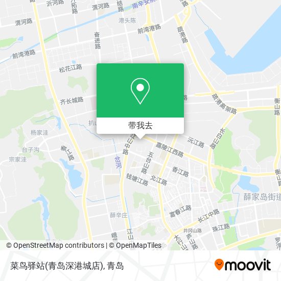 菜鸟驿站(青岛深港城店)地图