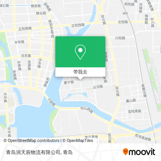 青岛润天辰物流有限公司地图