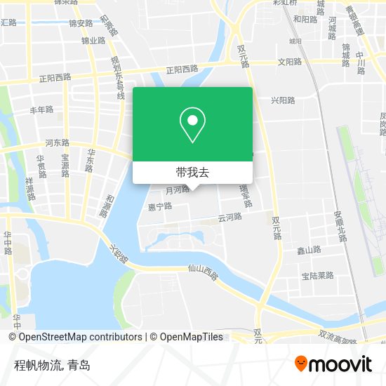 程帆物流地图
