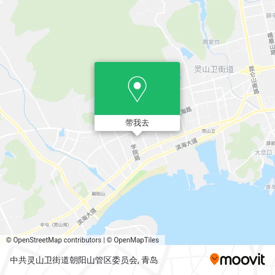 中共灵山卫街道朝阳山管区委员会地图
