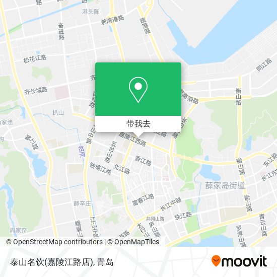 泰山名饮(嘉陵江路店)地图