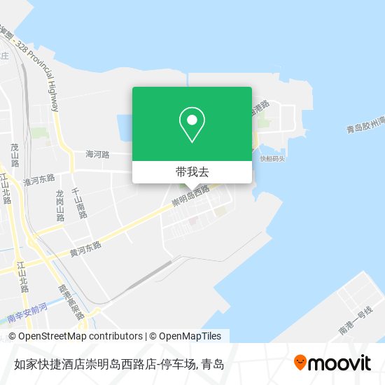 如家快捷酒店崇明岛西路店-停车场地图