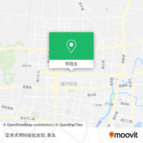 栾承求周转箱批发部地图