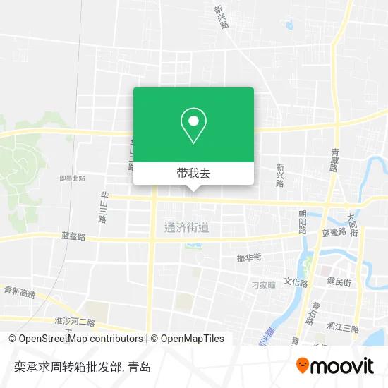 栾承求周转箱批发部地图