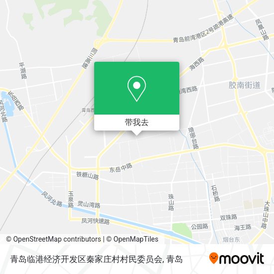 青岛临港经济开发区秦家庄村村民委员会地图