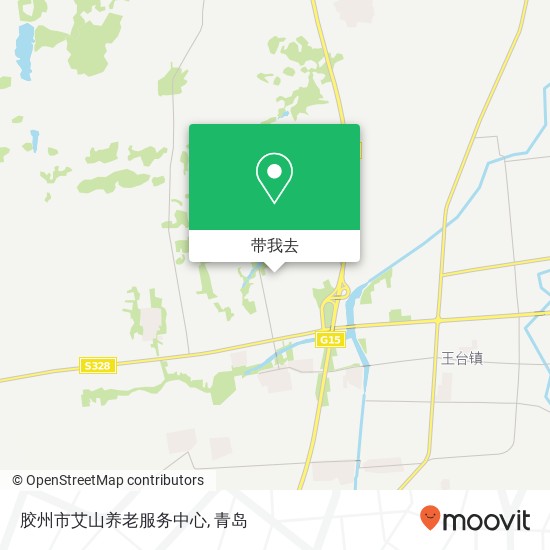 胶州市艾山养老服务中心地图