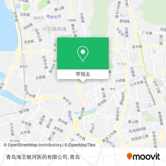 青岛海王银河医药有限公司地图