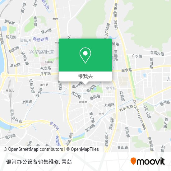 银河办公设备销售维修地图