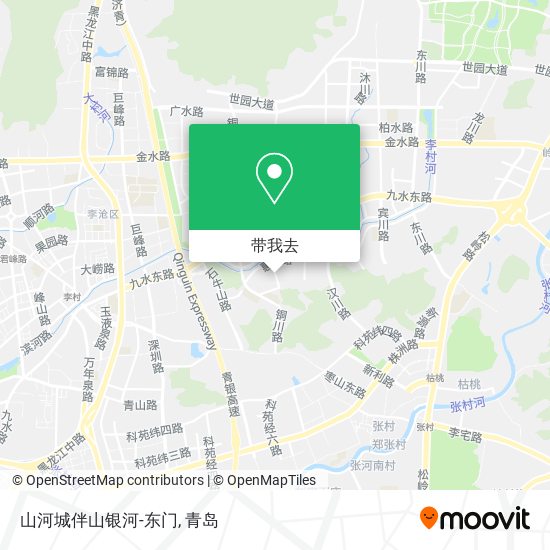 山河城伴山银河-东门地图