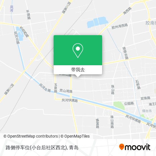 路侧停车位(小台后社区西北)地图