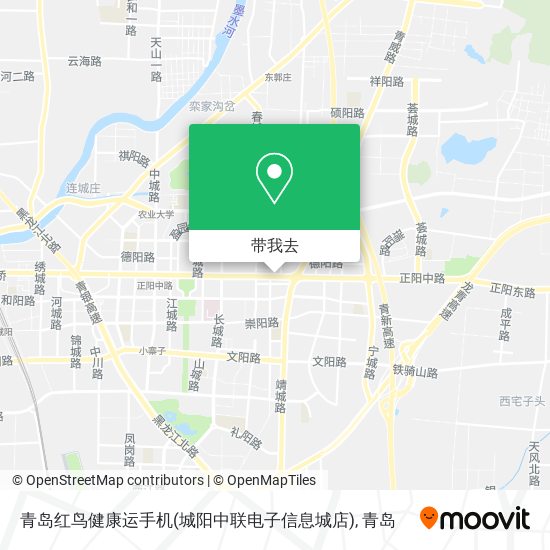 青岛红鸟健康运手机(城阳中联电子信息城店)地图