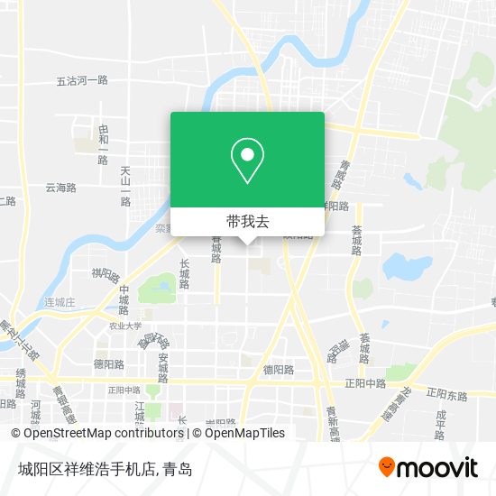 城阳区祥维浩手机店地图