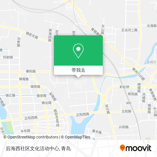 后海西社区文化活动中心地图