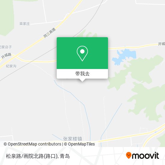 松泉路/画院北路(路口)地图