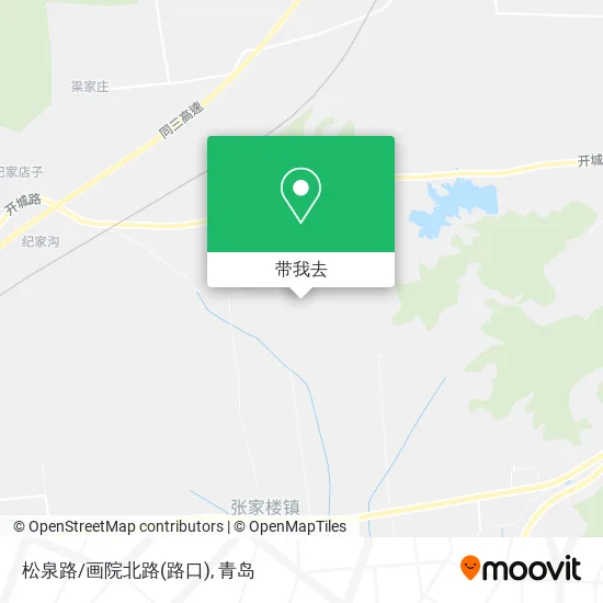 松泉路/画院北路(路口)地图