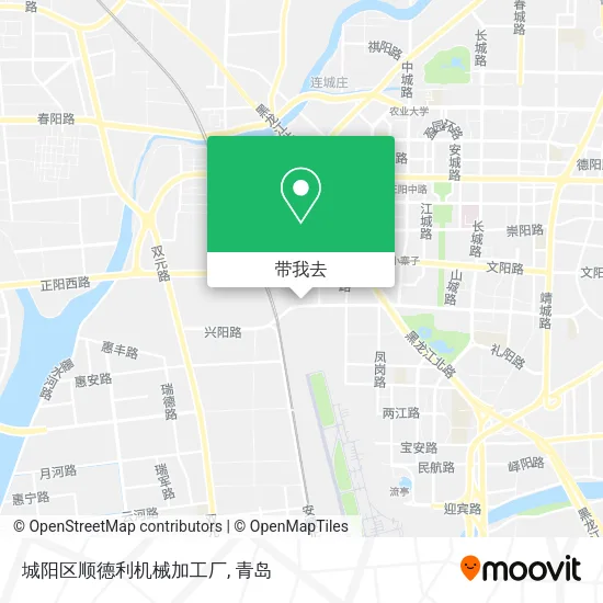 城阳区顺德利机械加工厂地图