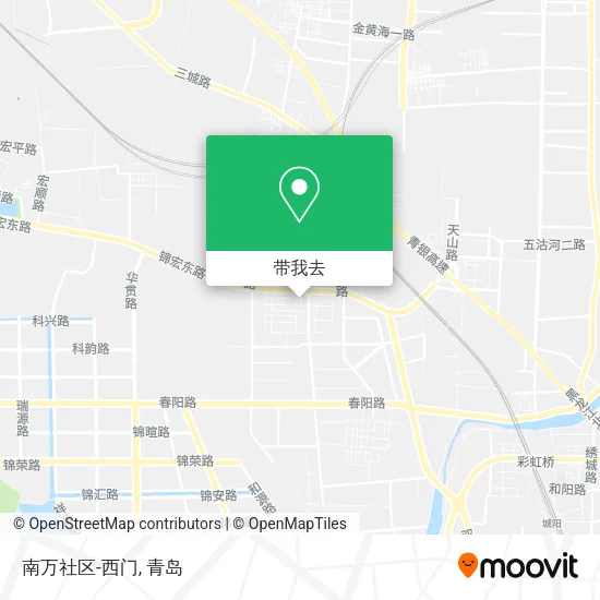 南万社区-西门地图