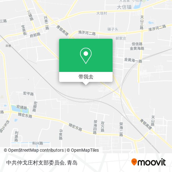 中共仲戈庄村支部委员会地图