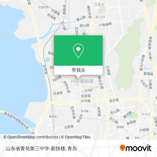 山东省青岛第三中学-新技楼地图