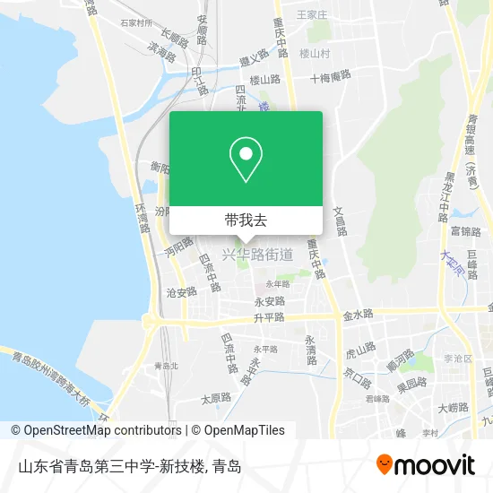 山东省青岛第三中学-新技楼地图