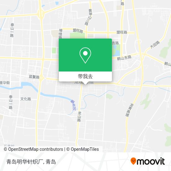 青岛明华针织厂地图