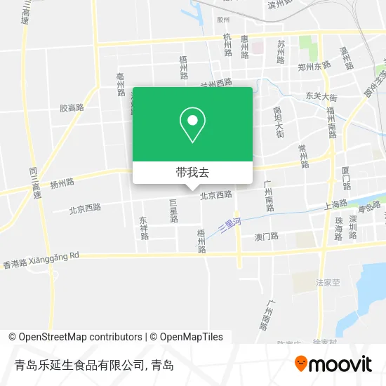 青岛乐延生食品有限公司地图