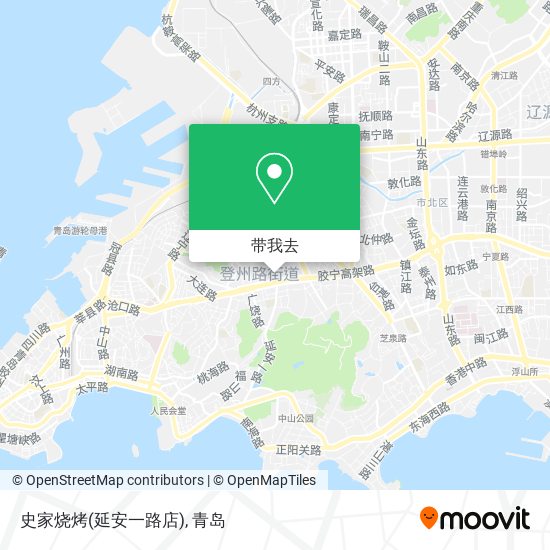 史家烧烤(延安一路店)地图