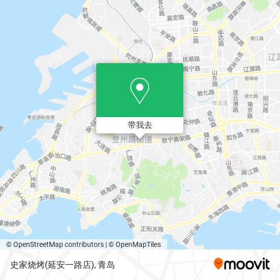史家烧烤(延安一路店)地图