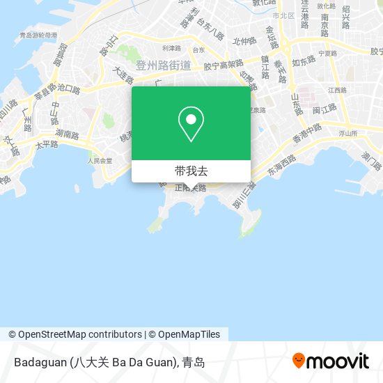Badaguan (八大关 Ba Da Guan)地图