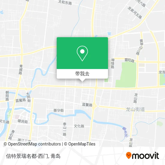 信特景瑞名都-西门地图