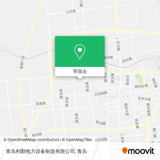 青岛利勤电力设备制造有限公司地图